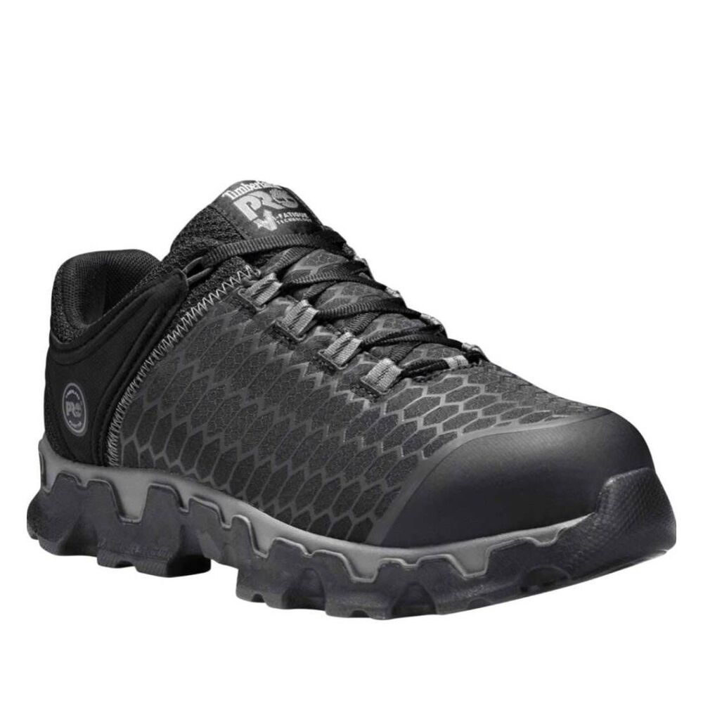 Timberland Pro powertrain sport black mens 12 work sneaker work shoe alloy toe